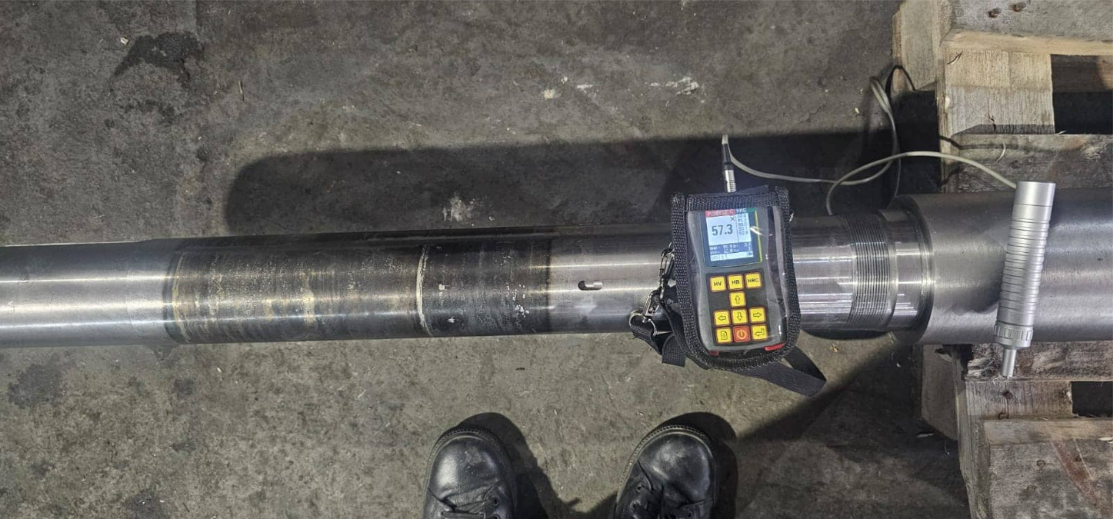 Вал после закалки